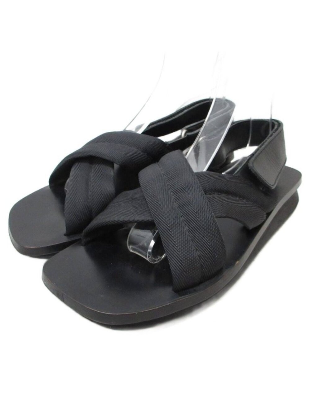 Prada Sandals Leather Black